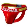 Jockstraps JOCKMAIL Fashion Low Waist Men's Thong Underwear Mesh Breathable Sexy Jockstraps Halo Sports Daily Casual Man G-string Underpnats