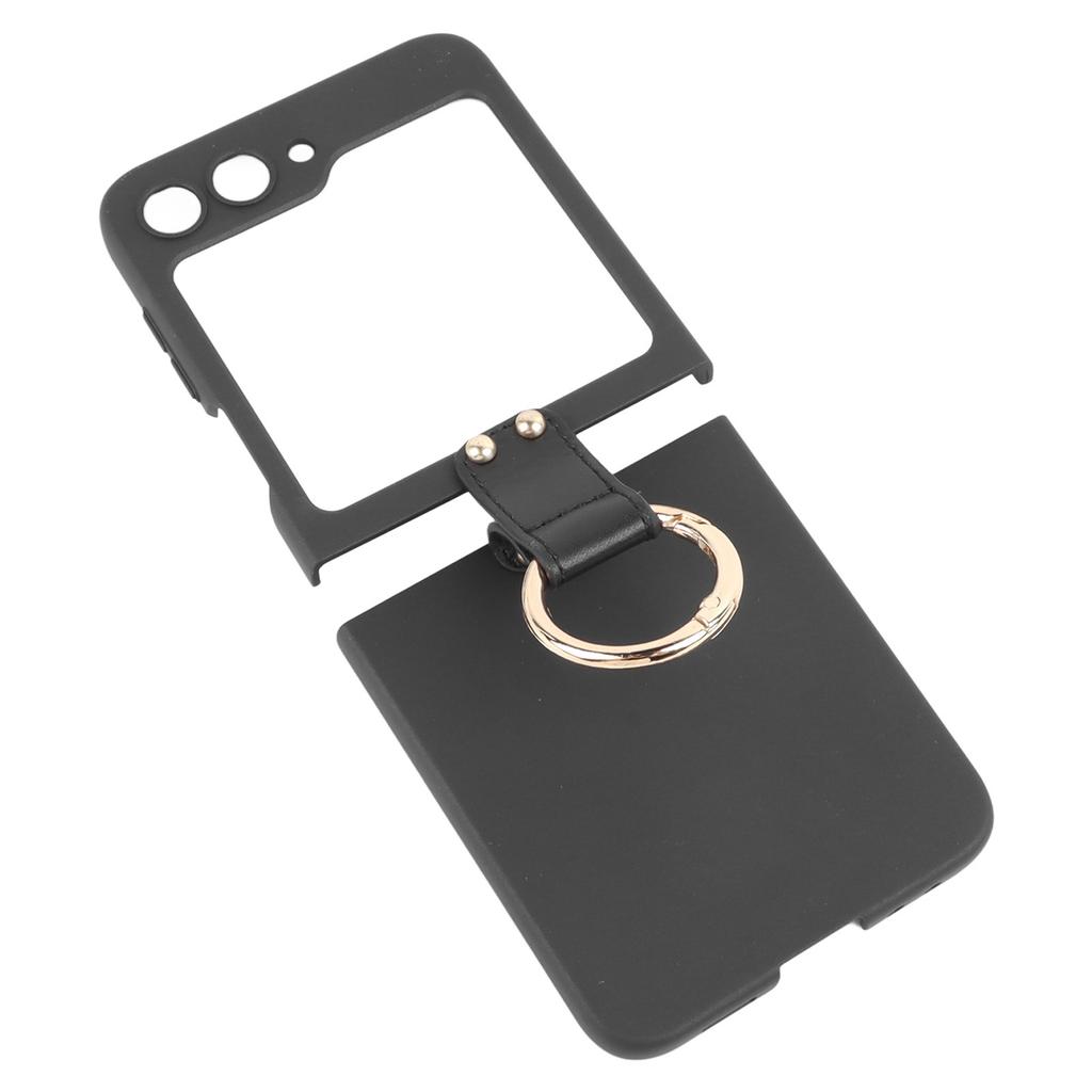 Handyhülle für Samsung Galaxy Z Flip 5 Stoßfest Kratzfest Ultradünn Schlank Schützende Handyhülle Abdeckung mit Ring