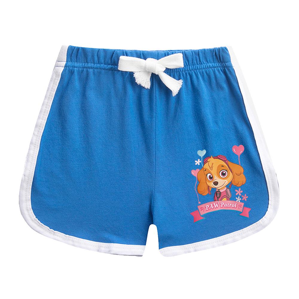 Paw Patrol Girls' Stylish Summer Outfit Set – 2022 Fashionable Short-Sleeve Two-Piece for Small & Medium Children