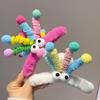 Funny Plush Hair Claw Furry Barrette Crab Headwear Winter Hair Clip Cartoon Eyes Cute Sweet Hairpin Women Girl Hair Accessory