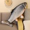 Simulation Fish Stuffed Animal Carp Soft Animal Simulation Fish Plush Doll  Pet Cat Favor