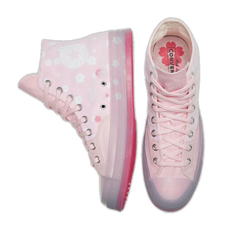 Converse 1970s Chuck Taylor All Star 70 Hi Cherry Blossom Colour Valentine's Day High Top Espadrilles Unisex Pink