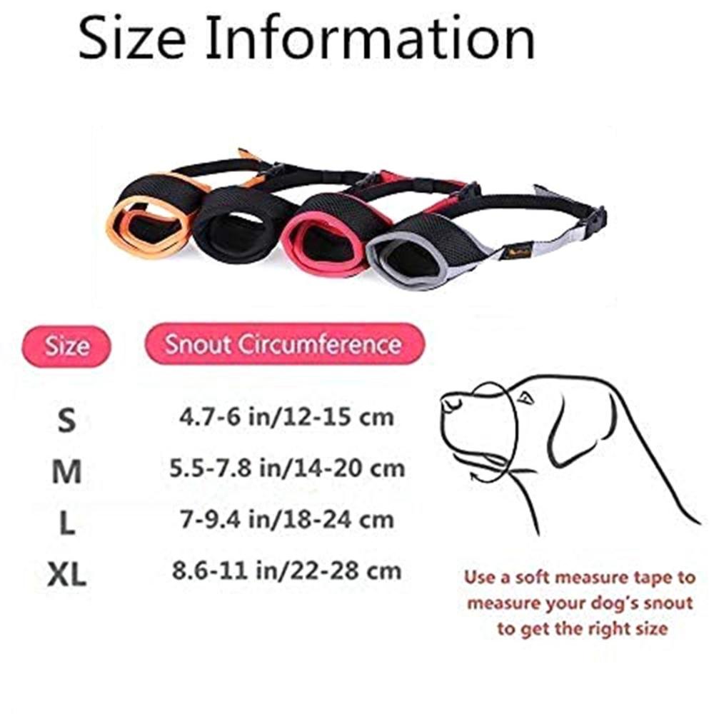 Adjustable Anti-Barking Nylon Mesh Anti-Bite Pet Mouth Cover Protection Mouth Mask Dog Muzzle