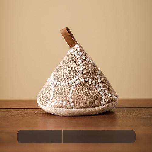 Japanese-style Triangle Pot Cap Enamel Pot Handle Cap Anti-scalding Pot Cap Pot Jacket Fabric Heat Insulation Gloves