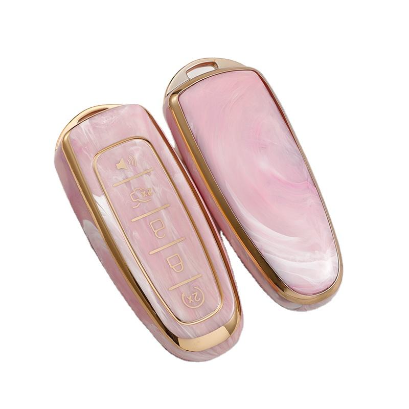 FOR Ford Premium TPU Luxury High Quality Car Key Case with Multi Colors Essential Protection for Focus Fiesta Key Accessories