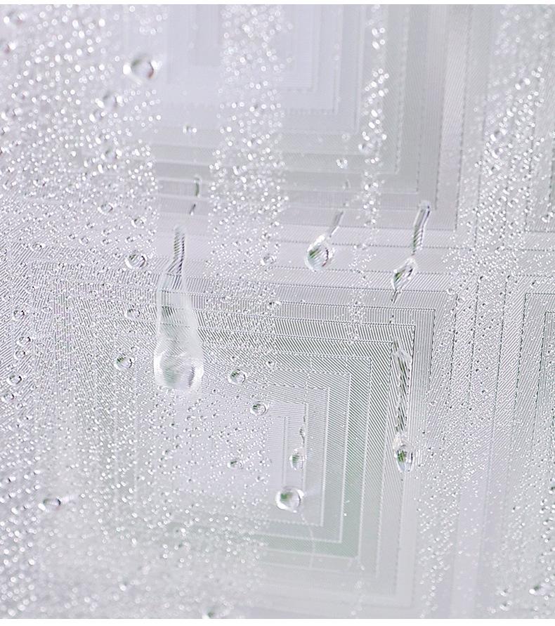 EVA Eco-Friendly Splash-Proof Shower Curtain, Thickened Style for Bathroom