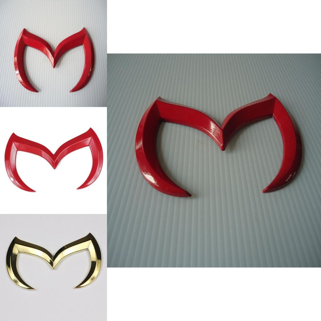 Premium 3d Evil M Emblem Logo Bat Rear Badge Decal For Mazda 3 6 Mazdaspeed Cx Miata