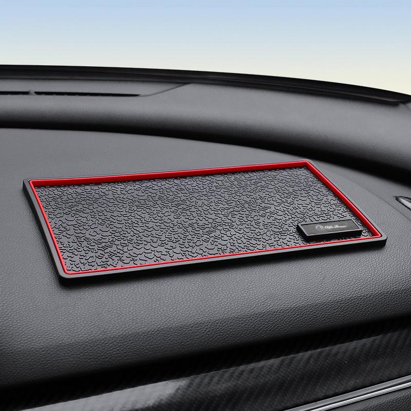 XTXG4 Car Anti-skid pad Dashboard Phone anti-slip Storage Mat Accessory For Alfa Romeo Giulietta GT 159 147 156 Mito Giulia F1 Stelvio