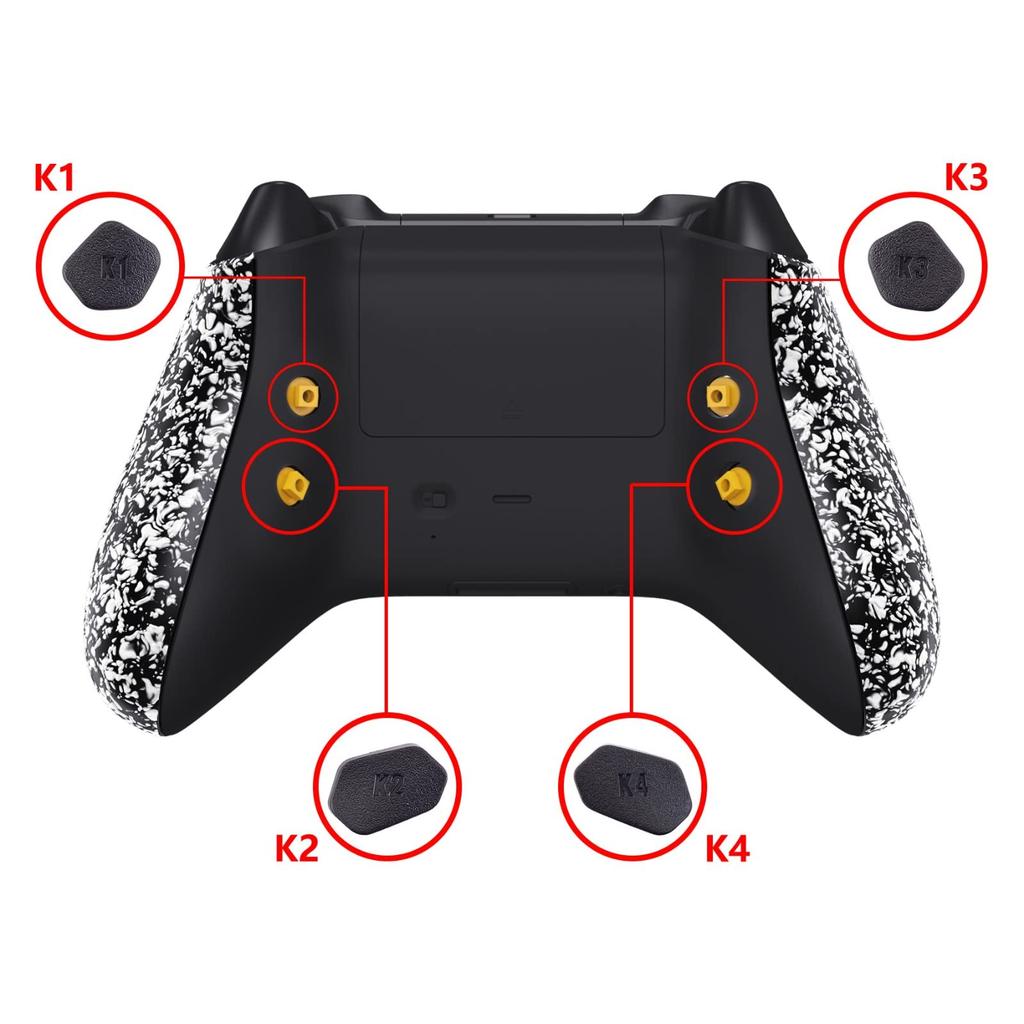 Kit di Rimappatura Programmabile eXtremeRate per Xbox Series Scheda di Aggiornamento per Controller Xbox Core con Pulsanti Laterali e Posteriori Riprogettati Controller X/S,