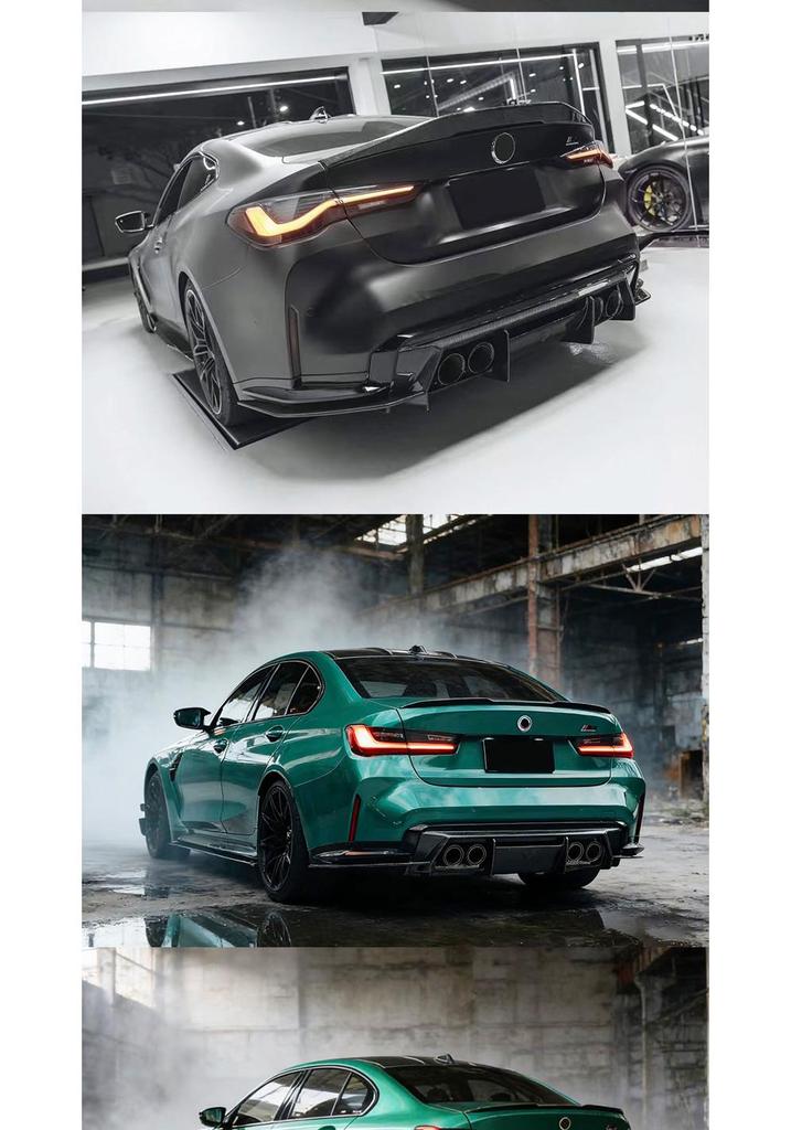 Carbon Fiber Rear Diffuser for 2021-2026 BMW M3/M4 G80/G82