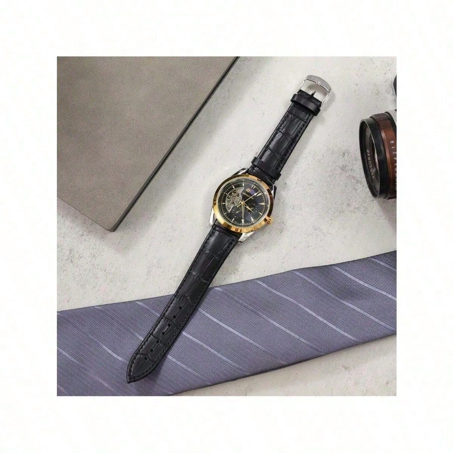 Moemton Men's Automatic Mechanical Watch 43.5mm M107.BSPF02