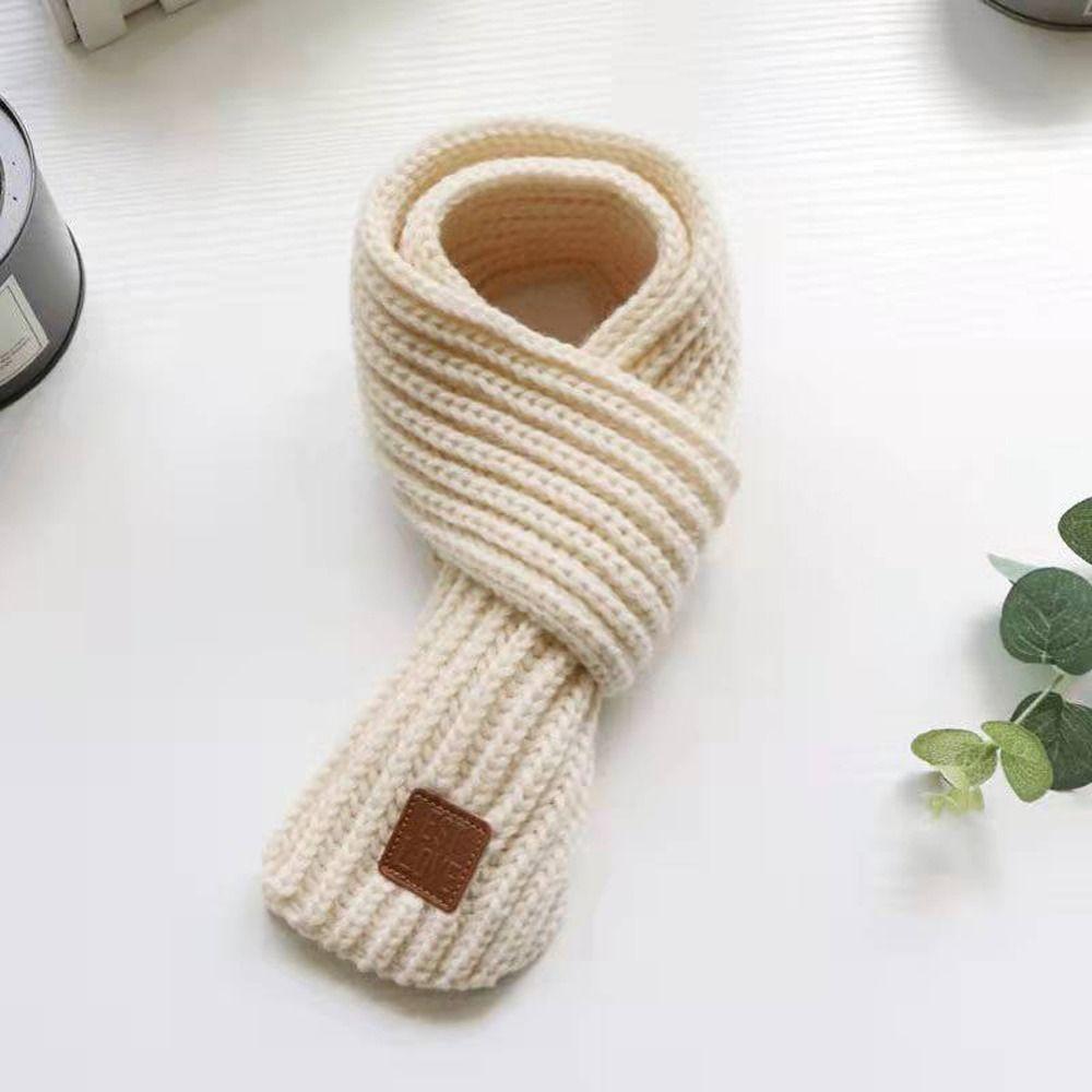 Windproof Autumn Winter Knitting Thermal Scarf Outdoor Scarf Apparel Accessories Kids Scarf