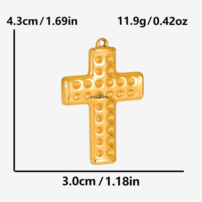 6pcs Real Gold Plated Sun Moon Star Charm Cross Stainless Steel Charms For Jewelry Making Supplies Flower Heart Handmade Pendant