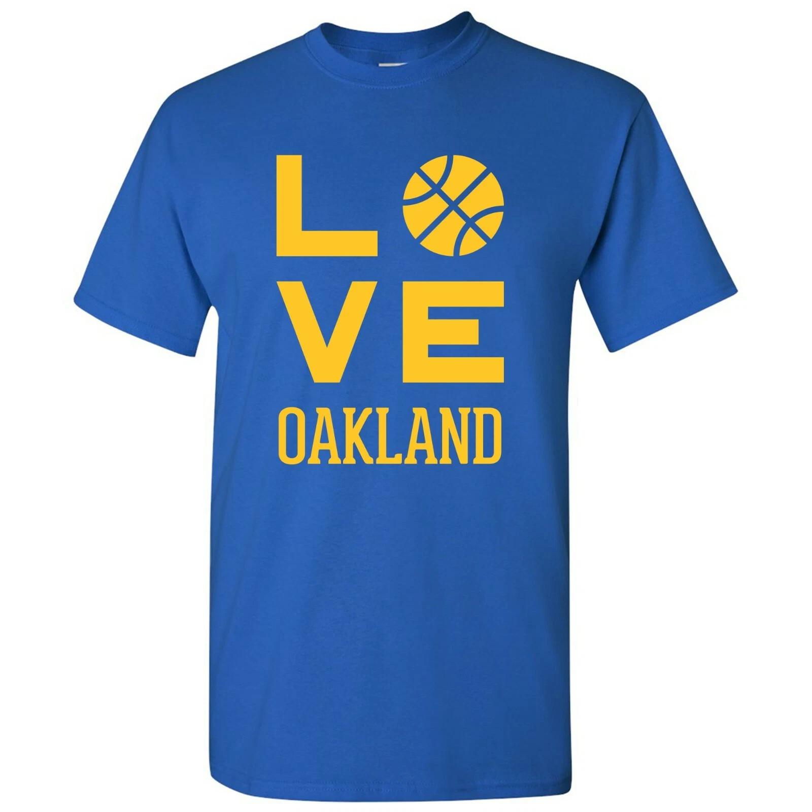 Oakland Love Basketball - Sports Team Hometown City Pride T Shirt - Royal XL