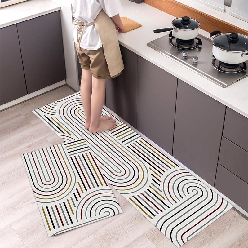 Tapis de cuisine de Style nordique Simple, à la mode, pour la maison, décoration de maison moderne