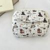 Korean Style Mini Canvas Coin Purse Multifuctional Cute Wallet Sanitary Napkin Storage Bag  Outdoor
