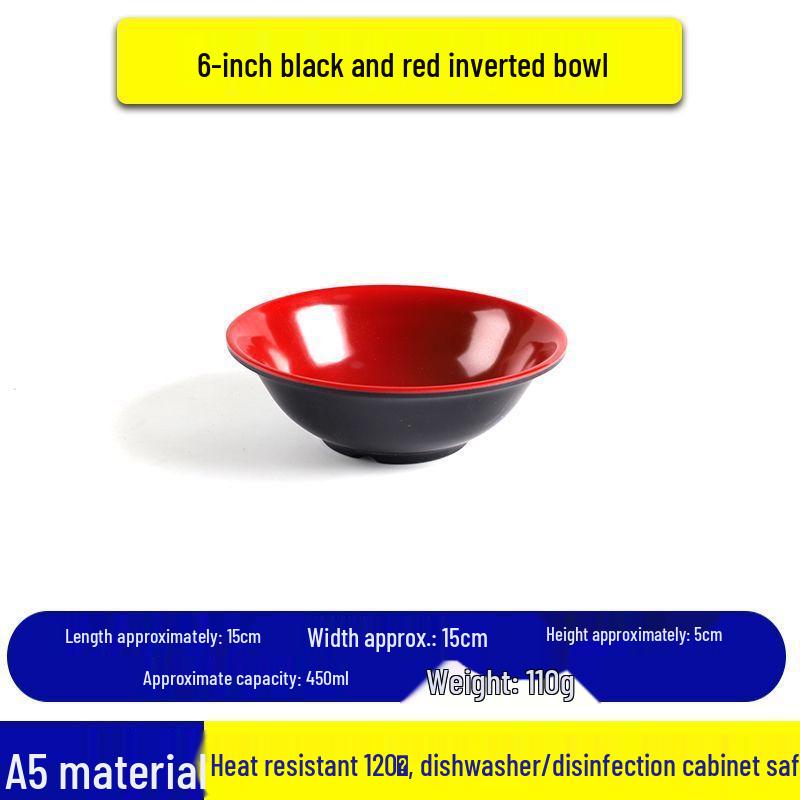 Jijun Thickened High-Temperature Melamine Noodle Bowl