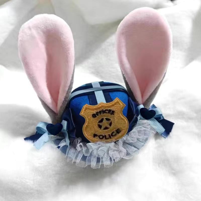 Zootopia Halloweenský oblek Lišák Nick Roztomilé šaty Králík Judy Policejní důstojník