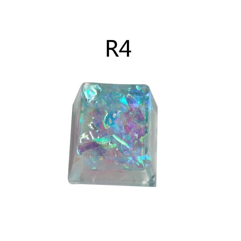 Keyboard Replacement Keycaps for Cherry MX Creative Handmade Customized OEM R4 Profile Resin Keycap 1 Pc