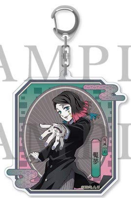 Демон Kimetsu no Yaiba Поезд «Бесконечность» Эмму Акриловый брелок Официальный театральный мерч Фильм «Клинок, рассекающий демонов»