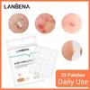 Set Of 25 Anti-Acne Patches, Lanbena, With Tea Tree Hydrophilic Colloid, For Daytime Use, 8 X 8 , 9 X 10 , 8 X 12
