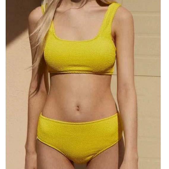 

Cross-Border Swimsuit: Sexy, Sporty, Conservative Bikini L жовтий
