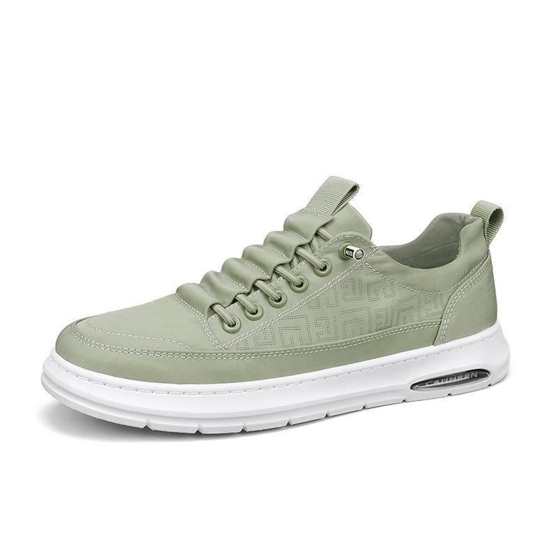 

Casual shoes four seasons new breathable lightweight board shoes summer flat one pedal board shoes commuting to work sports men s shoes 44