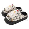 West Highland Puppy Couple Cotton Slippers Women's Autumn and Winter Dormitory Home Cute Fleece Warm Slippers