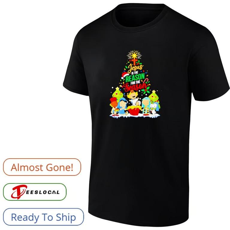 

Peanuts Jesus Is The Reason For Season shirt Unisex T-Shirt XXL