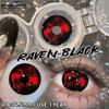 EYESHARE DEMON Red Cosplay Contact Lenses for Eyes Blood-red Pupils Halloween Eye Lens White/Black Softlens