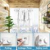 Wall-Mounted Laundry Drying Lines Space-Saving Adjustable Clothesline Indoor Without Hole-Punching for Bedroom Apartment