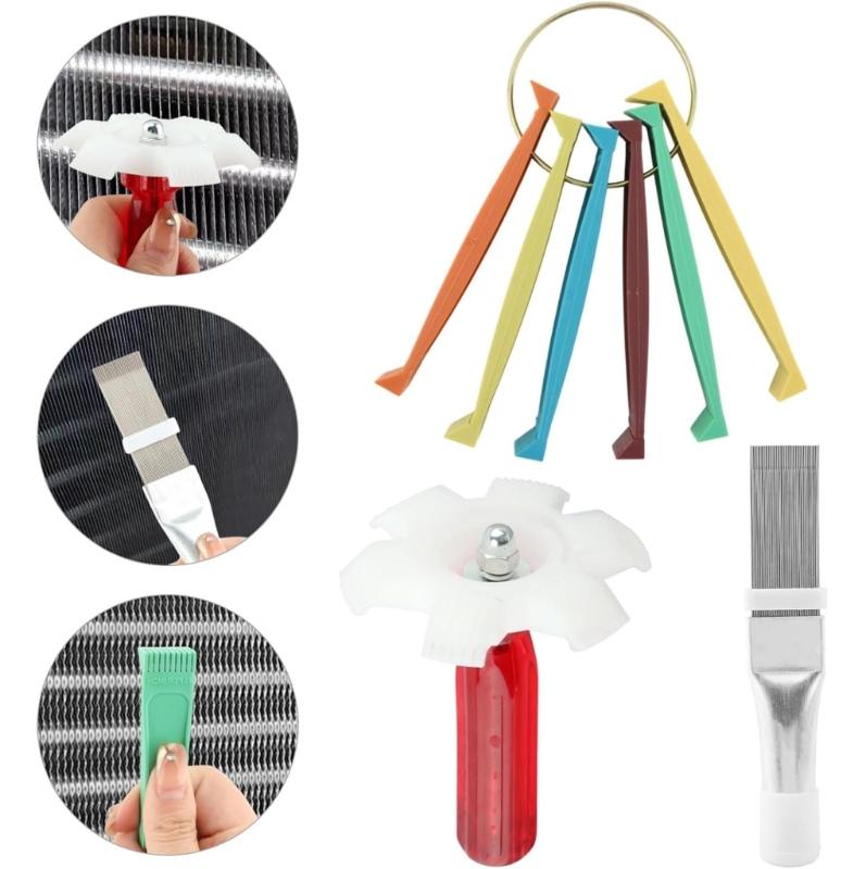 Plastic Air Conditioning Fin Comb Accessories Condenser Radiator Fin Brush for Auto Cooling System Condenser Comb Kit