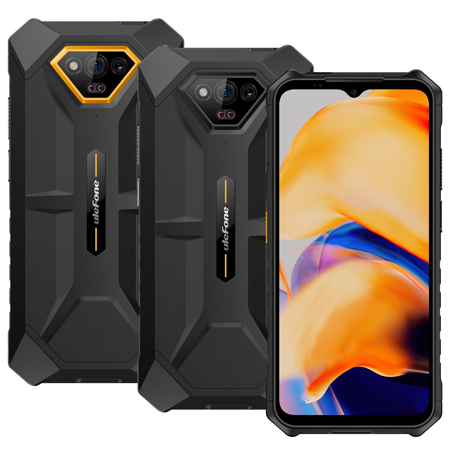 Ulefone Orange Armor X13 4G Rugged Phone Up To 12Gb+64G Android 15 Smartphone 6320Mah 50Mp Camera 6.52 Nfc Gps Global