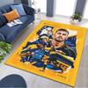 Boca Juniors Player Art Collage Print Area Rug Soccer Fan Non‑Slip Rectangular Floor Mat for Gaming Room Living Bedroom Home Decor