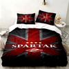 FC Spartak Moskau 3-teiliges Set Perfekt für das Schlafzimmer Bequemes Bettwäsche-Set enthält einen Bettbezug und zwei Kissenbezüge Ideales Geburtstags- oder Weihnachtsgeschenk
