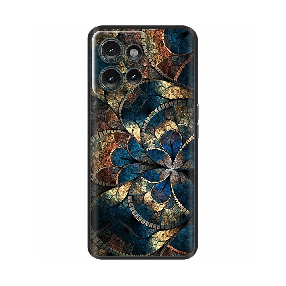 Black Case For Motorola MOTO Edge 50 5g Back Cover Phone Case For MOTO Edge 50 Edge50 Soft Silicone Bumper Shockproof Para Coque