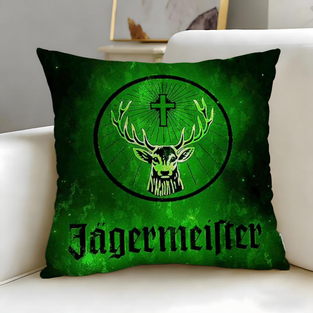 

Класичний бренд напоїв Jagermeister Наволочка М яка та Легка у Пранні Подушка – Універсальна для Дивана, Ліжка, Подорожей та Офісу 40cmx40cm