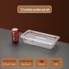 Clear Rectangular Plastic Serving Tray