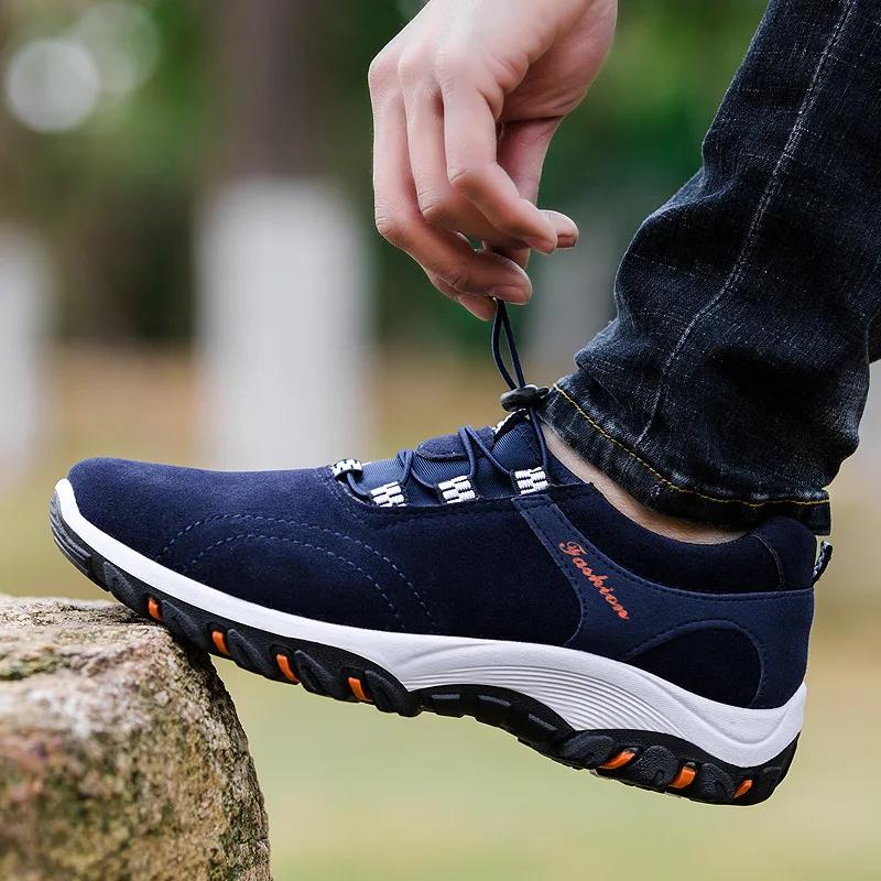 Модные мужские лоферы слипоны из замши — фото 9