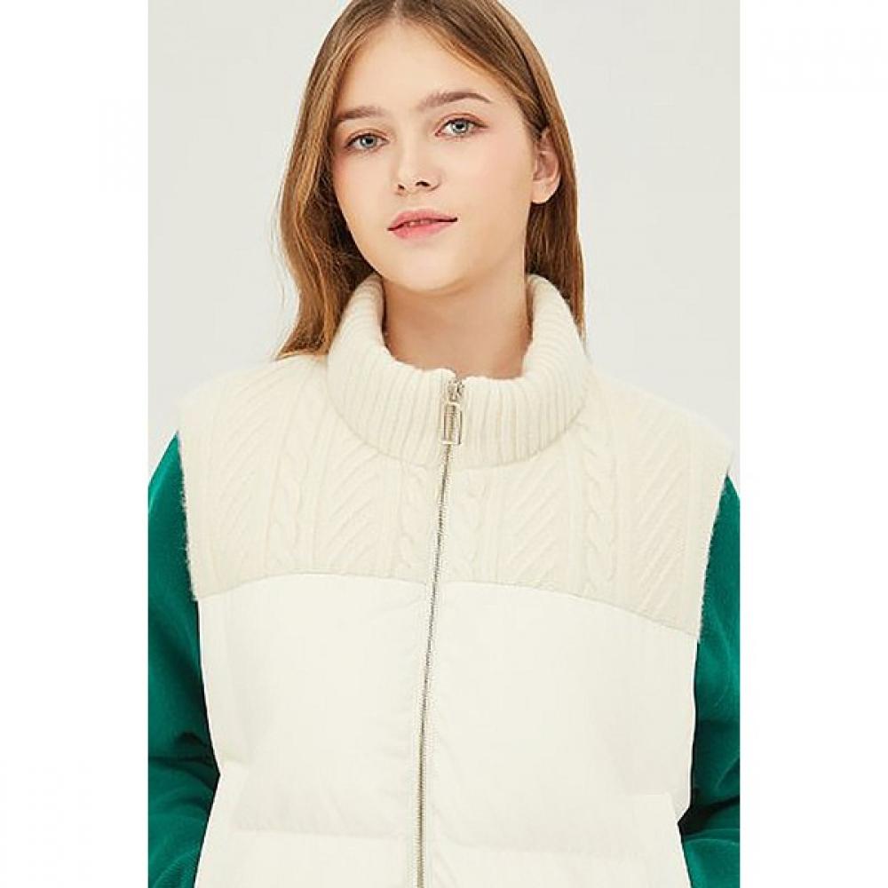  Benetton Benetton Plüsch-Strickweste mit Gänsefütterung Bapda2461 Iv