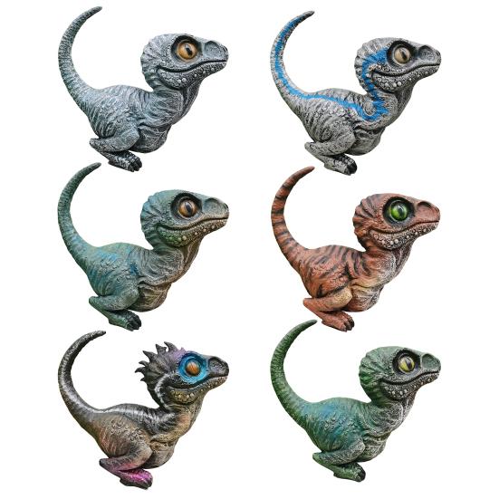 Realistische Dinosaurierfigur Harz Dinosaurierstatue Wetterfest Outdoor Dinosaurierdekoration Einzigartiges Geschenk für Kinder