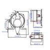 Belt Conveyor Emergency Stop 2 Way Pull Rope Cord  24-380V Good Sealing Shock Proof Light Weight for Large Gantry Crane