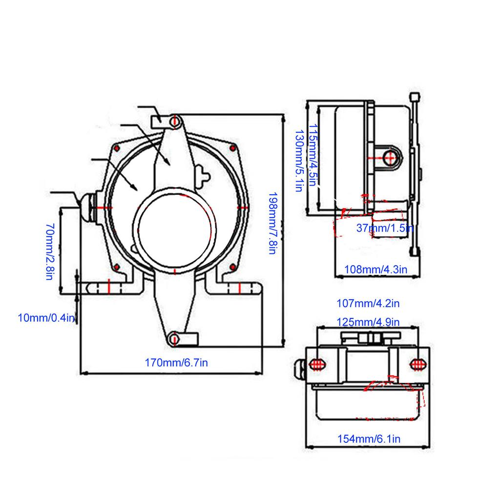 Belt Conveyor Emergency Stop 2 Way Pull Rope Cord 24-380V Good Sealing Shock Proof Light Weight for Large Gantry Crane