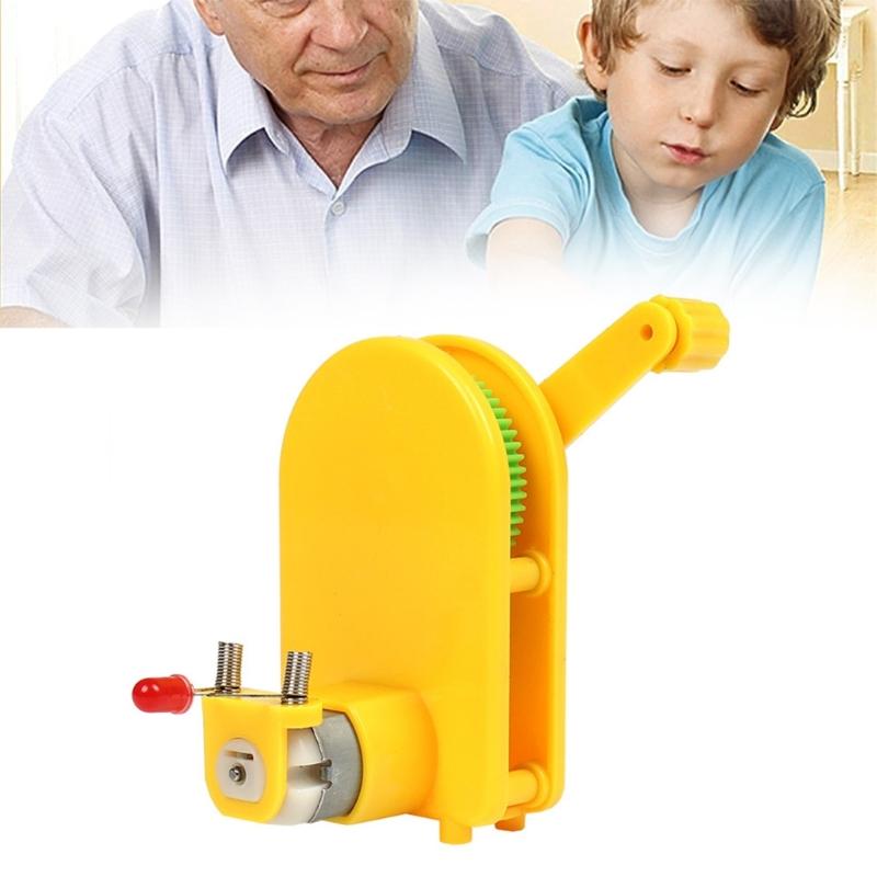 Hands On Assembly Generator Hand Cranked Electricity Generator Educational Generator for Labs and Physics Teaching Aid