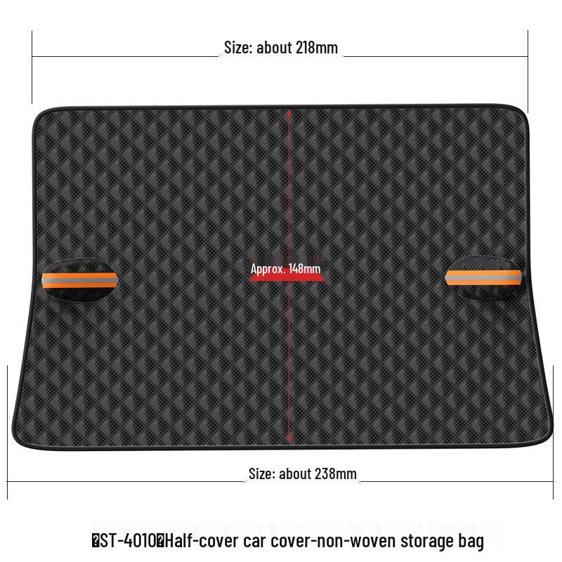 

Магнитный черный чехол для лобового стекла автомобиля от снега и солнца (Загущенный, Антифриз)
