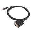 DB9 Male To DC3.5mm Male Cable Plug and Play Wear Resistant PVC Portable RS232 Serial Cable