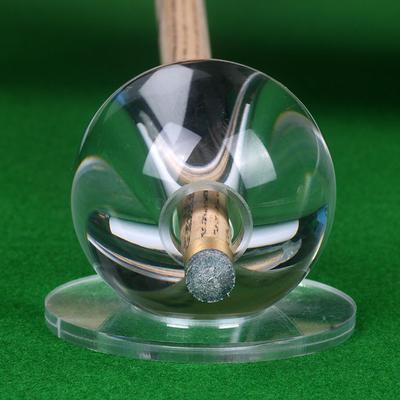 Billardstock Schlagübungsgerät Billard Trainingshilfe Acryl Stabil mit Loch