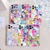 Cute M-My Cartoon P-Pony L-Little TPU Silicone Case For IPhone 11 12 13 14 15 16 17 Pro Max Shockproof Clear Back Cover