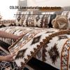 Bohemian Plush Sofa Cushion - Non-Slip, Winter-Ready, Thickened Cover 2025
