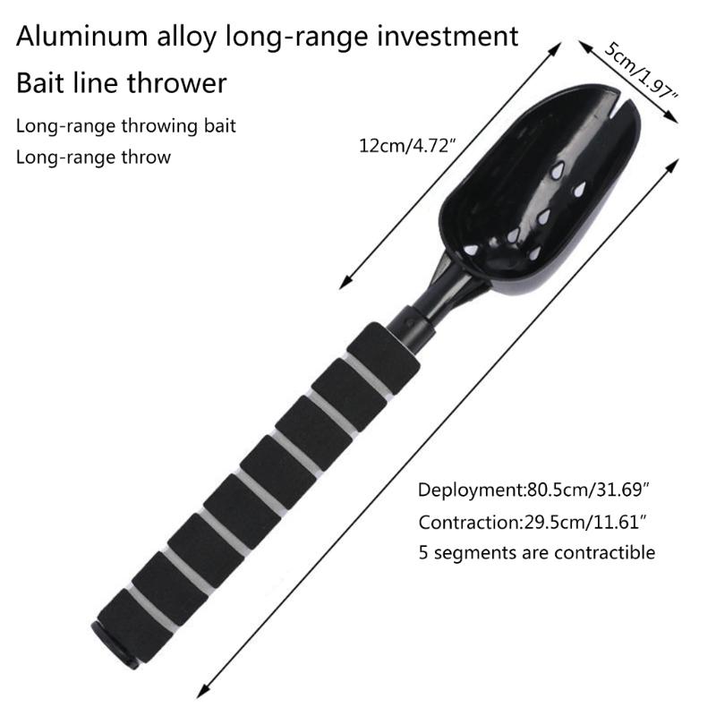 Portable Baits Shovel Fishing Baits Throwing Spoon Carp Fishing Tool for Feeding